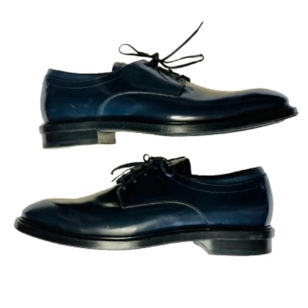 Calvin Klein Navy Blue Oxford Dress Shoes, Sz 44.5 Eur